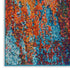2' X 4' Atlantic Abstract Power Loom Non Skid Area Rug